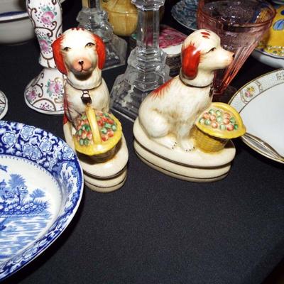POTTERY NEWER STAFFORDSHIRE DOGS