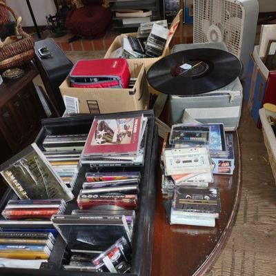 CDs, LPs, Cassettes (some have sold)