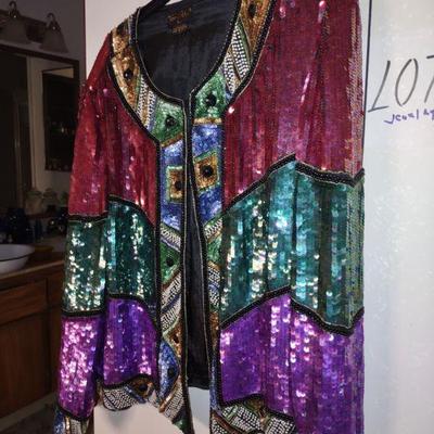 Sequined Bolo Jacket
