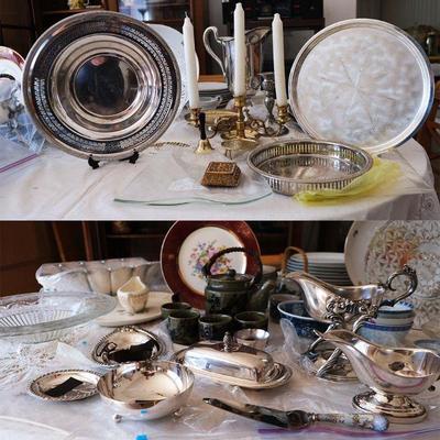 Silver Plate & Brass