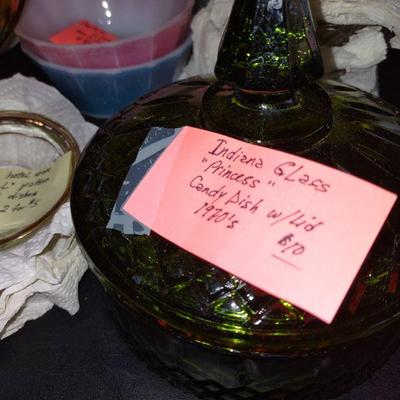 Depression Glass candy dish