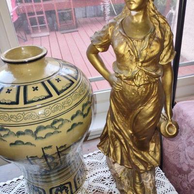 Girl with Pitcher Sculpture (the vase is sold)
