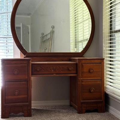 Mid century vanity
