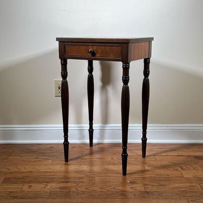 Widdicomb Side Table | John Widdicomb Co. Makers single drawer stand. - l. 17 x w. 13 x h. 28 in 