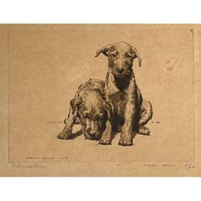 Morgan Dennis (1892-1960) | Themselves Etching, c. 1929 Pencil signed and titled lower margin Sight 6 x 7.75 in. - w. 13 x h. 11.25 in...