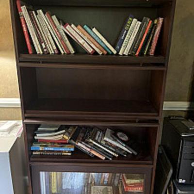GLASS BOOKSHELF