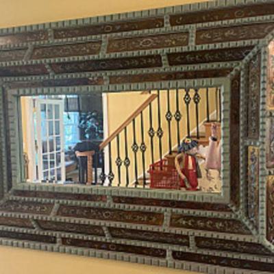 LARGE ORNATE MIRROR