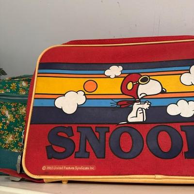 Vintage Snoopy suitcase