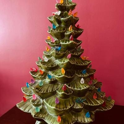 Vintage ceramic Christmas tree 