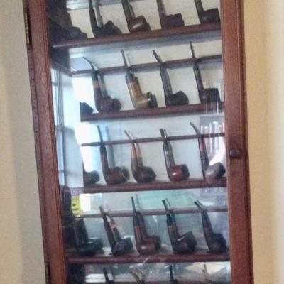 Pipes and display case
