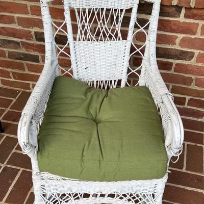 Wicker rocker