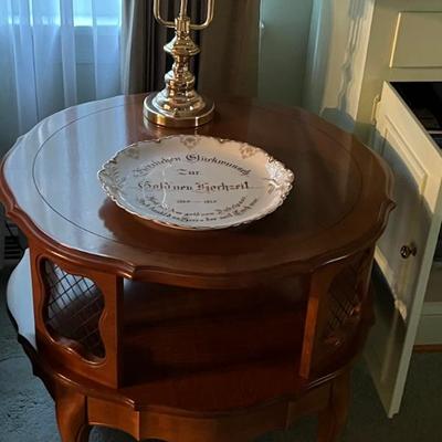 Country French drum table