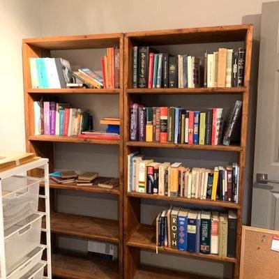 Books (bookcases are NOT for sale)