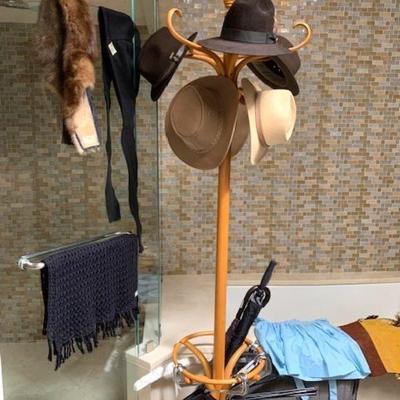 Hats, including a Stetson