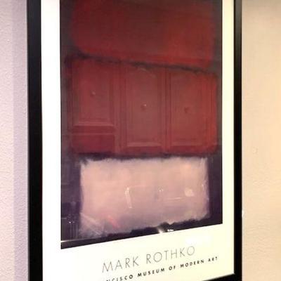 Mark Rothko exhibition poster