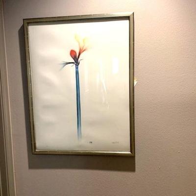 Paul Wunderlich "Amaryllis" print