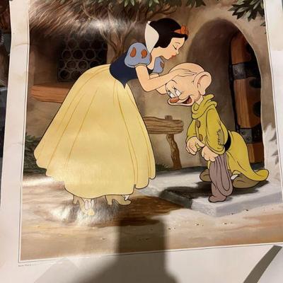 Official Disney Galleries Snow White & Seven Dwarves Poster (great condition in original tube) $50