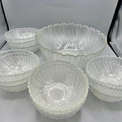 Arcoroc Seabreeze Swirl Bowl Set
