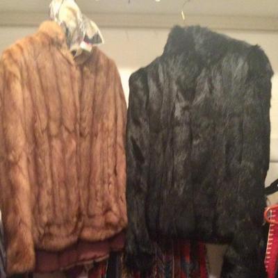 Furs jacket and cape