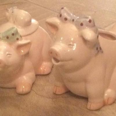 Pig sugar creamer
