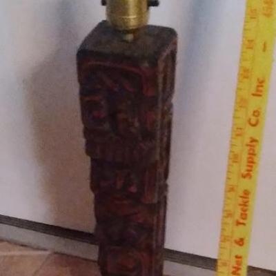 Tiki lamp found in attic 