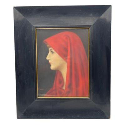 Lot 059   6 Bid(s)
Jean-Jacques Henner, Peasant Girl With Red Hood, Reproduction