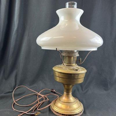 Mantle Lamp Co Aladdin Mosel 12 Electrified Lamp