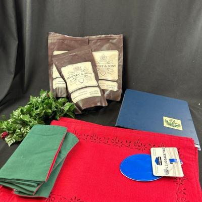 Peppermint Tea/ Placemats, napkins etc