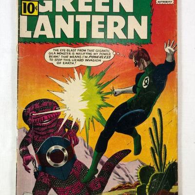 Green lantern #8 October 1961 separated cover