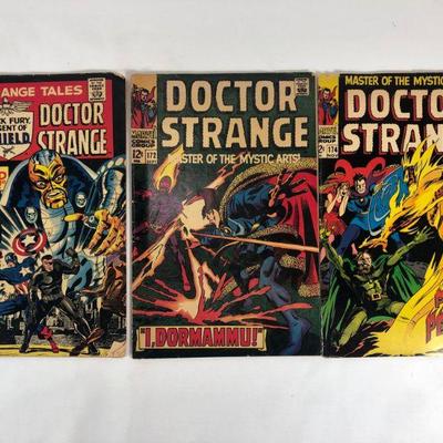 Doctor Strange #161 Oct 1967, #172 Sept 1968,#174 Nov 1968
