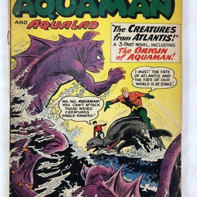 Aquaman and aqua lad #30, February 1961, poor condition