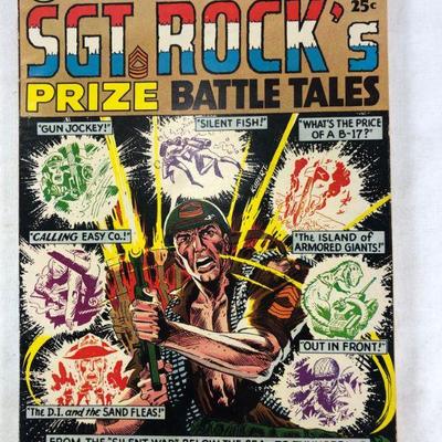 Sergeant rocks, prize, battle tails, giant, 80 page war, annual winter, 1964