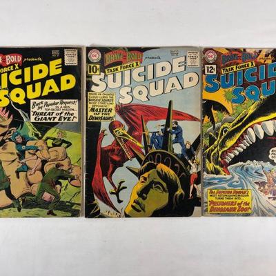 Suicide Squad #37 Sept 1961, #38 Nov 1961 #39 Jan 1962