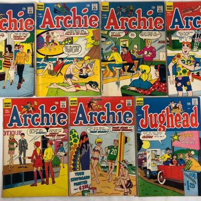 Seven Archies series 1960s comics jughead, Archie