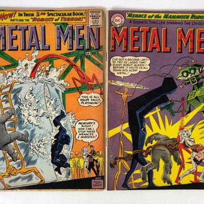 Metal man #2, July 1963,#5, January 1964