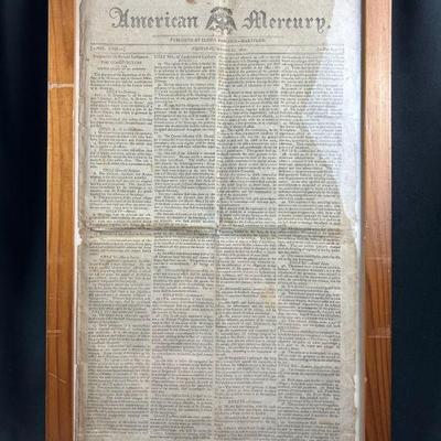 American Mercury 1801