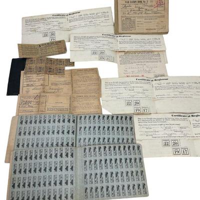 War ration Stamps