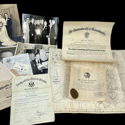 WWI WWII And more Massachusetts Ephemera