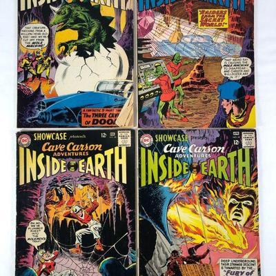 Inside Earth #40 march 1962, #41 May 1962, #48 Feb 1964, #49 Apr 1964