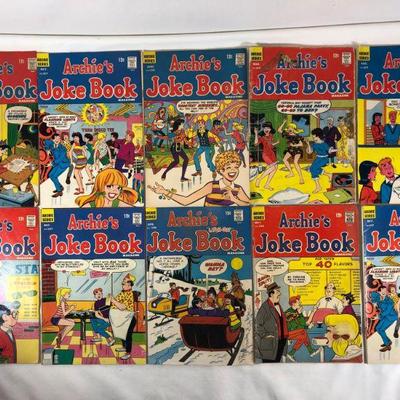 10 Archies series 1960s comics, Archies joke, book