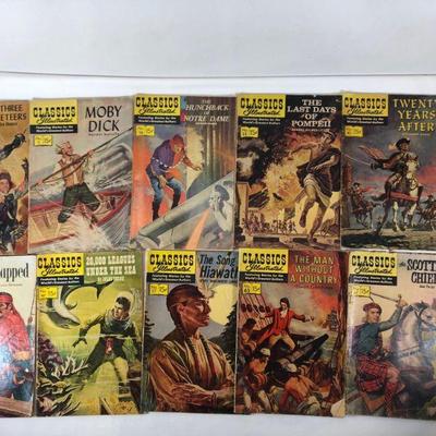 11 classics illustrated comics from the 1960s