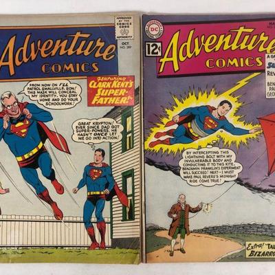 Adventure comics, #289, October 1961, #296, May 1962