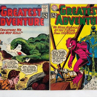 My greatest adventure, #64, February 19 62,#65, March 1962