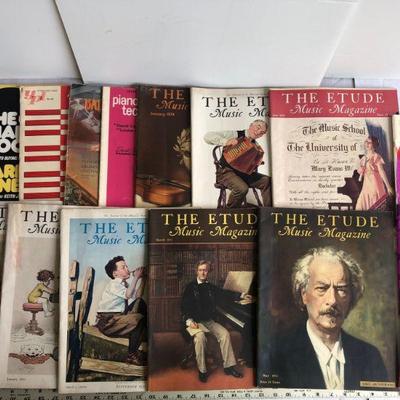 Music books and magazines