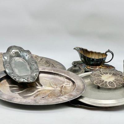 Pewter & Silver Plate Mix
