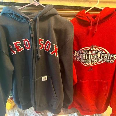 (2) New Red Sox Sweatshirts-Adidas & Stitches
