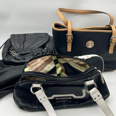 (4) Giani Bernini & Tignanello Handbags
