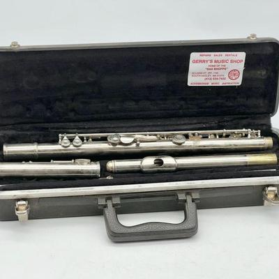 Vintage Bundy Selmer Flute In Case
