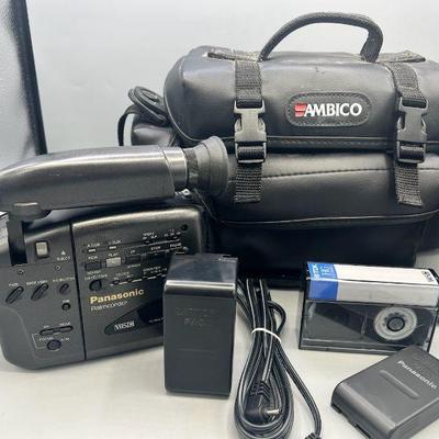 Panasonic Palmcorder With Case And Accessories

