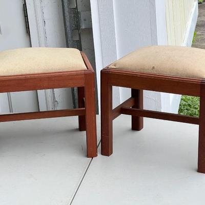 (2) Bartley Collection Cherry Footrests
